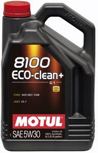 MOTUL 8100 ECO-CLEAN PLUS+ 5w30, C1 & DL-1 5л. синтетика, масло моторное